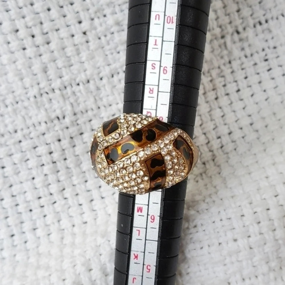 Crystal cocktail ring 7.5 NWT - Picture 7 of 8
